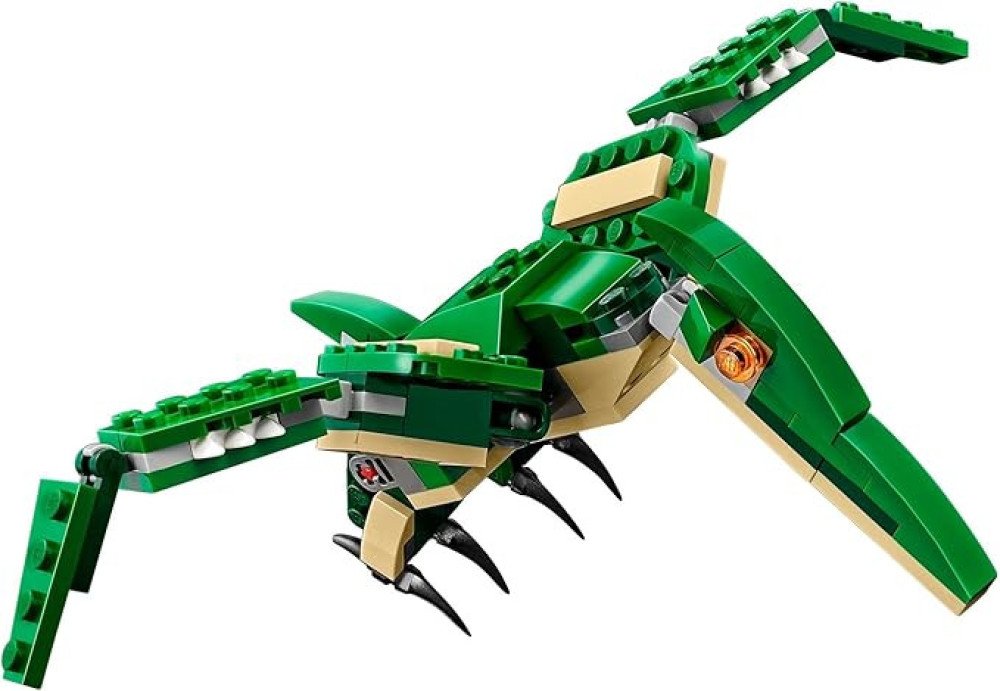 LEGO Creator 3 in 1 Mighty Dinosaur Toy, Transforms from T. rex to Triceratops to Pterodactyl Dinosaur Figures, Great Gift for 7-12 Year Old Boys & Girls