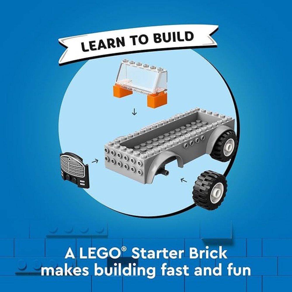 LEGO City Tow Truck and Sports Car Repair Building Set, Kids Gift Idea with 2 Minifigures and Accessories Including a Cochlear Implant, Pretend Play Tow Truck Toy for Boys & Girls Ages 4 and Up