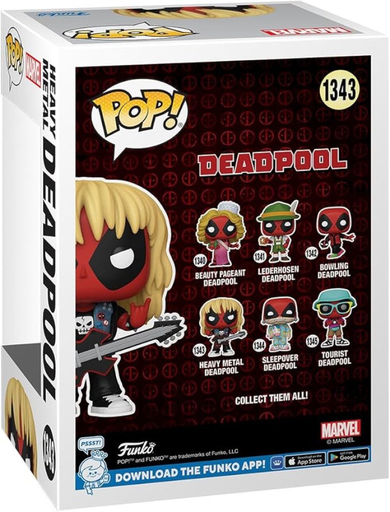 Funko Pop! Marvel: Deadpool - Heavy Metal Deadpool