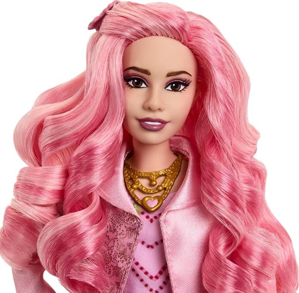 Mattel Disney Descendants 4: The Rise of Red Fashion Doll & Accessory - Bridget, Young Queen of Hearts with Movie-Inspired Clothes & Cupcake