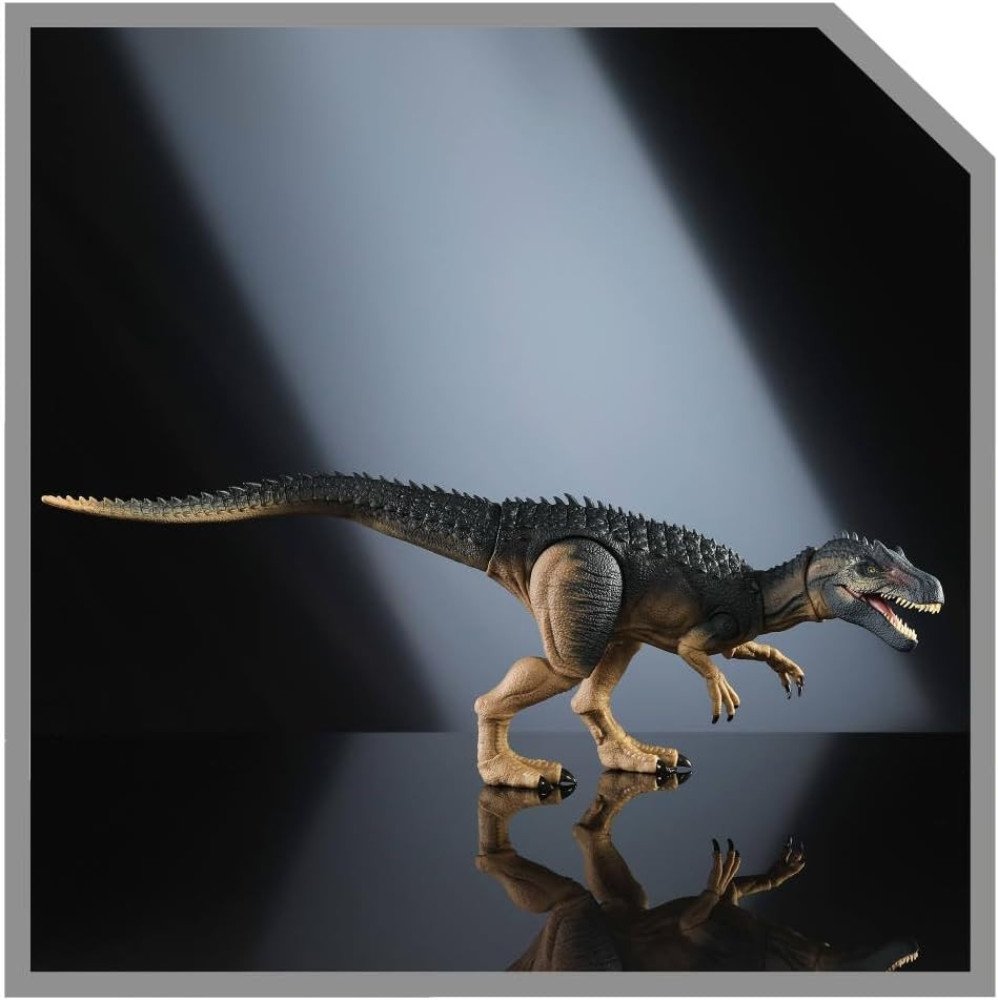Mattel Jurassic World Hammond Collection Allosaurus Dinosaur Action Figure, Premium Movie Design, Glass Eyes & Wired Tail, 19 Points of Articulation