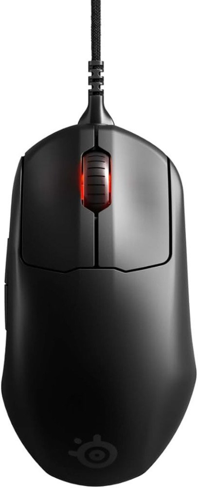 SteelSeries Esports FPS Gaming Mouse – Ultra Lightweight – Prime + Edition – 5 Programmable Buttons – 18K CPI TrueMove Pro Sensor – Magnetic Optical Switches – Customization - RGB Lighting – PC/Mac