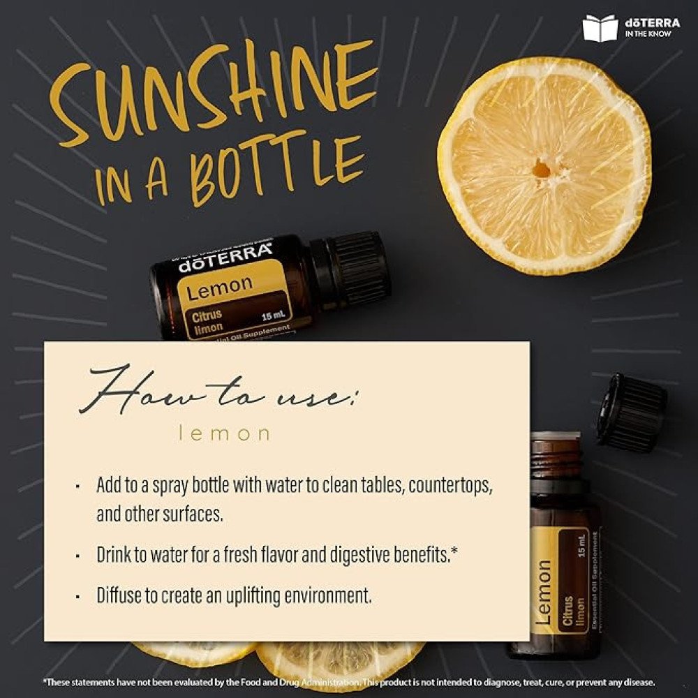 doTERRA Lemon Essential Oil 15 ml